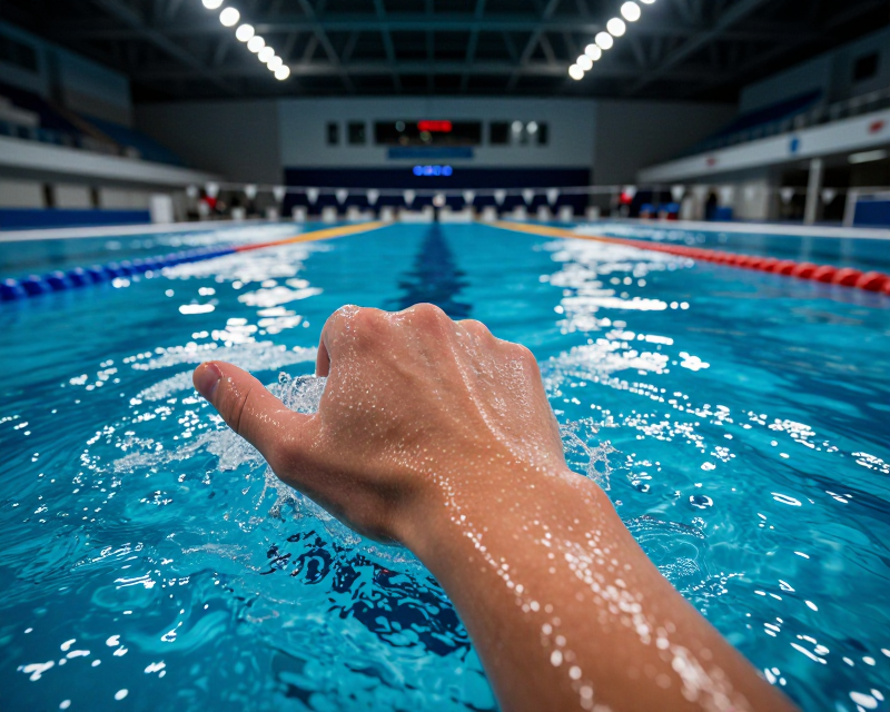 Asian Games Swimming Victory Atmosphere