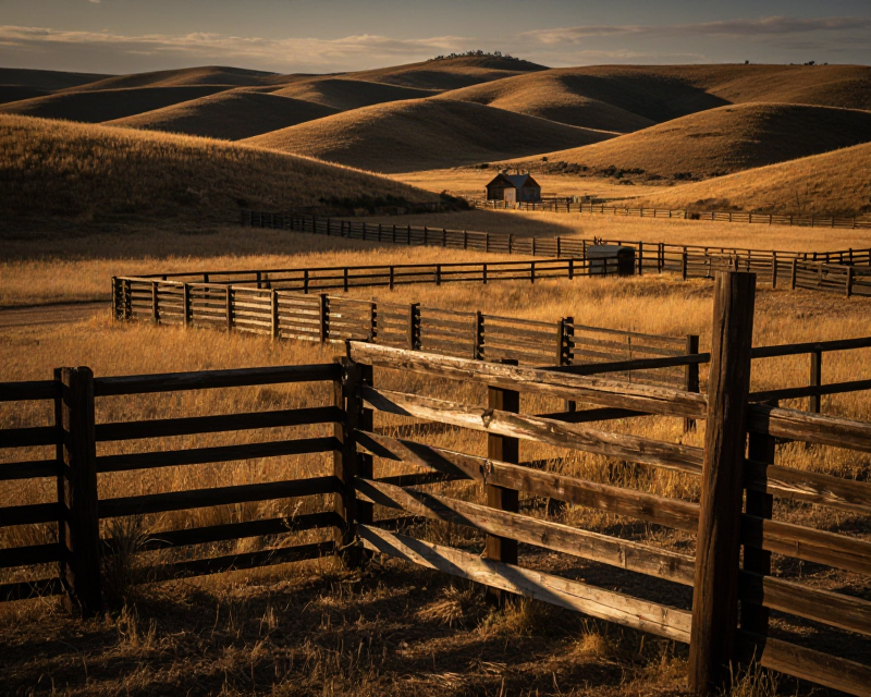 Cinematic Texas Ranch Landscape