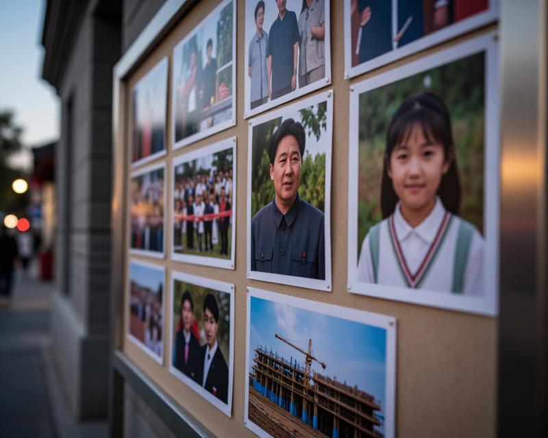 North Korean Embassy Bulletin Board