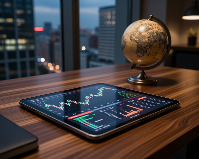 Global Finance and Interest Rate Concept