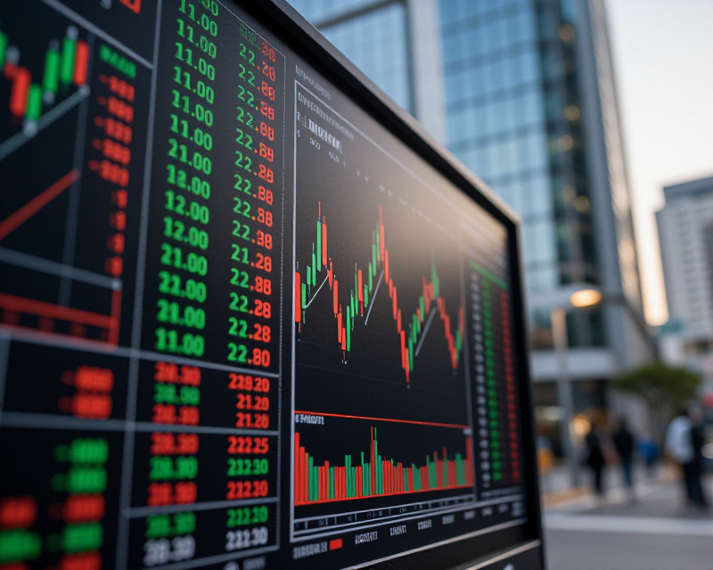 Stock Market Digital Display