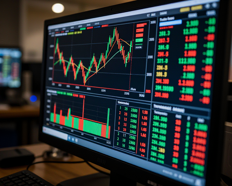 Financial Market Data Display