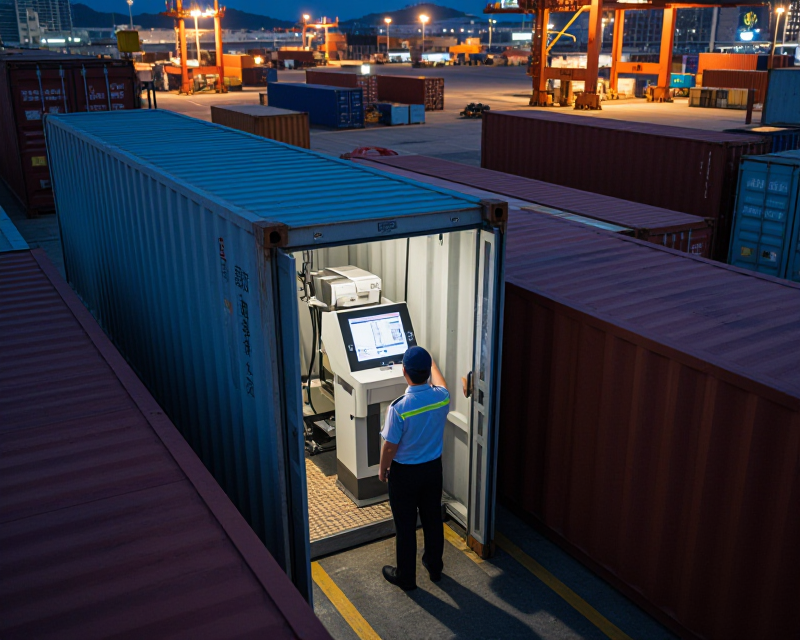 Customs Inspection at Korean Port