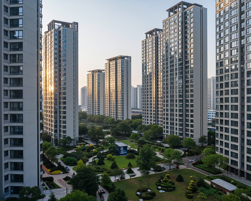 Modern South Korean Urban Landscape