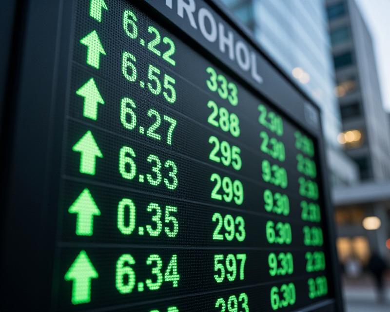 Korean Stock Market Upward Trend