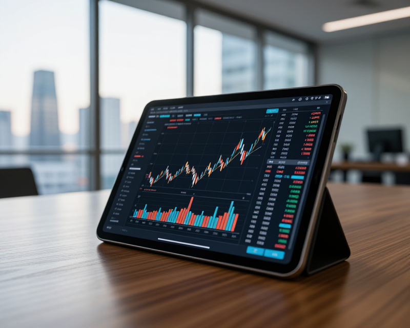 Financial growth concept