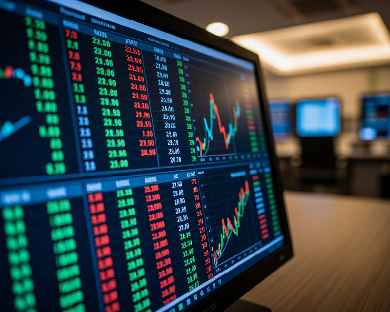 Financial Market Data Display