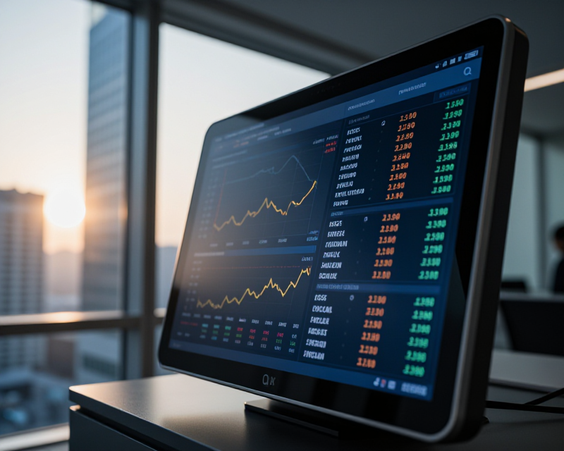 Financial Data Display in Seoul