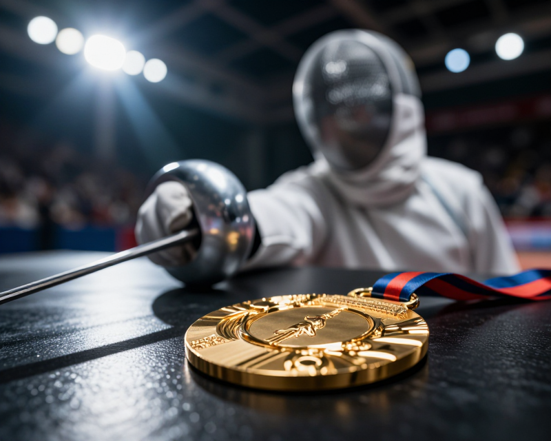 Fencing Victory Symbolism