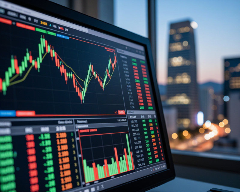 Stock Market Trading Screen